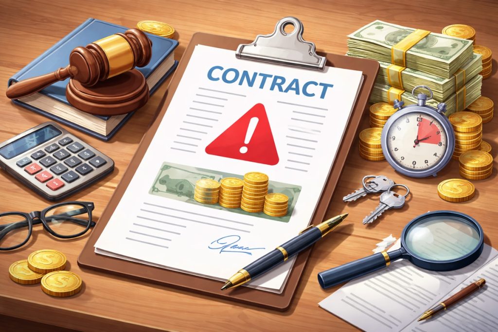 Kary umowne w kontraktach